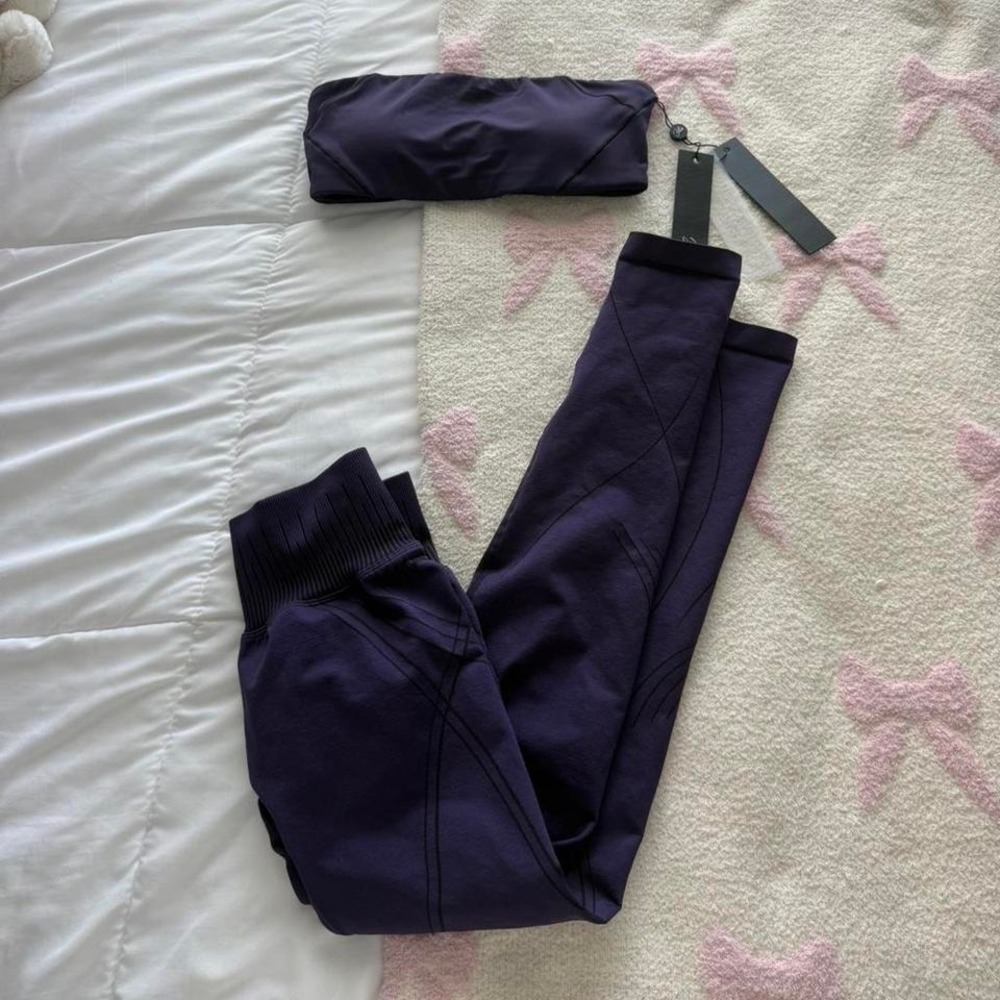 Purple YoungLA Batman Workout Set